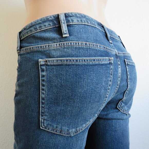 Silver Jeans Denim - Silver Jeans Women's Distressed Most Wanted Slim Straight Leg Plus Size 14 NWOT